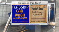 Desktop Screenshot of kingwoodcarwash.com